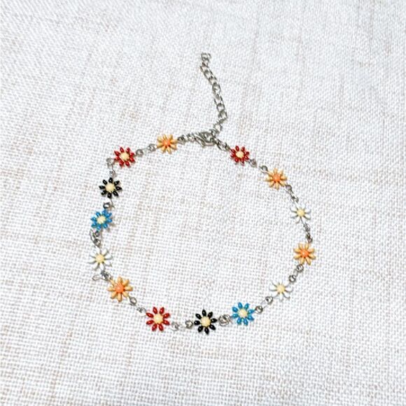 Boho flower bracelet N507 - Picture 2 of 3